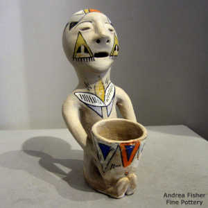Tesuque Pueblo rain god figurine
